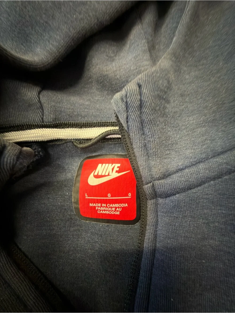 Nike Sportswear Tech Fleece Full Zip Hoodie – Youth Kids Large (L)